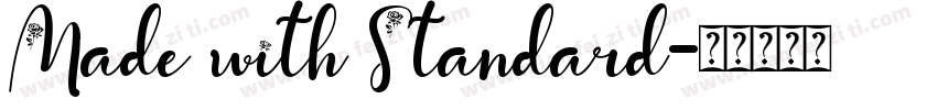 Made with Standard字体转换